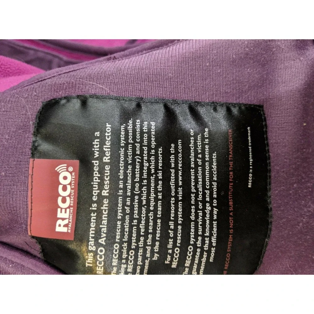 TNF THE NORTH FACE Shell TNF Apex Recco Ski Jacket Womens Small - Picture 9 of 11